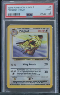 Pokemon Card - Pidgeot Jungle Set 8/64 Holo Rare WOTC AGS 9 Mint - Image 1