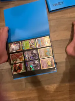 HUGE Pokemon Card Binder Collection - 100+ Holos / Ultra Rares EX- VaultX Binder - Image 2
