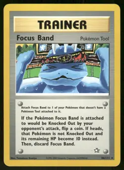 Pokemon Tcg Focus Band #86 Pokemon Neo Genesis LP - Image 1