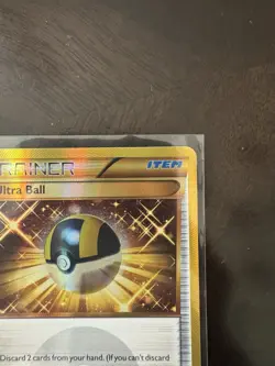 Pokemon Plasma Freeze Ultra Ball Card 122/116 Secret Rare Gold - Image 4