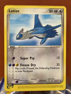 Pokemon TCG - Latios 015 - Black Star - Non-Holo Promo MP (top Bent) 1088 - Image 1