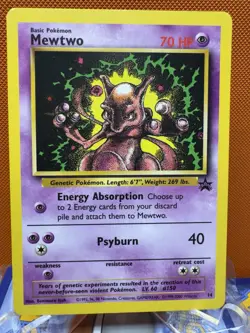 Mewtwo WOTC Promo #14 Black Star Promo Pokemon TCG MP 1098 - Image 1