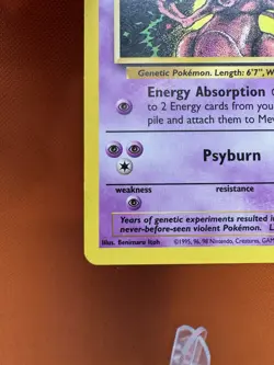 Mewtwo WOTC Promo #14 Black Star Promo Pokemon TCG MP 1098 - Image 4