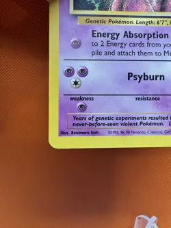 Mewtwo WOTC Promo #14 Black Star Promo Pokemon TCG MP 1099 - Image 4
