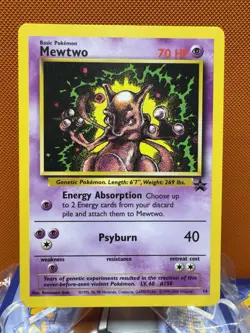 Mewtwo WOTC Promo #14 Black Star Promo Pokemon TCG MP 1100 - Image 1