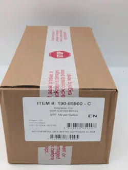 Pokemon Scarlet & Violet Stellar Crown Sleeved Booster Case Factory Sealed - Image 1