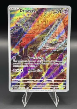 Pokemon Drowzee 210/198 Scarlet & Violet Base Set Illustration Rare NM - Image 1