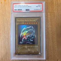 2002 Vinatge Blue-Eyes White Dragon SDK-001 PSA 8 Yu-Gi-Oh Starter Deck Kaiba - Image 1