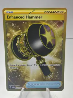 Enhanced Hammer 224/167 Gold Secret Rare Twilight Masquerade Pokemon Card - Image 1