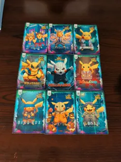 Pokemon Pikachu Cosplay FE Holiday Box Hits. Non Tcg Fan Art Cards. Lot (2) - Image 1