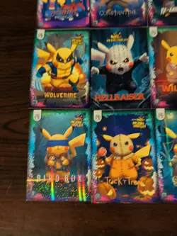 Pokemon Pikachu Cosplay FE Holiday Box Hits. Non Tcg Fan Art Cards. Lot (2) - Image 3