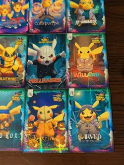 Pokemon Pikachu Cosplay FE Holiday Box Hits. Non Tcg Fan Art Cards. Lot (2) - Image 5