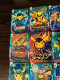 Pokemon Pikachu Cosplay FE Holiday Box Hits. Non Tcg Fan Art Cards. Lot (3) - Image 2