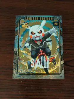 Pikachu Cosplay Limited Edition Saw (Gold) Large Card - Image 1