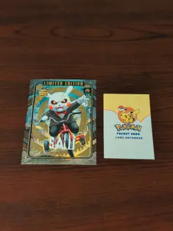 Pikachu Cosplay Limited Edition Saw (Gold) Large Card - Image 3