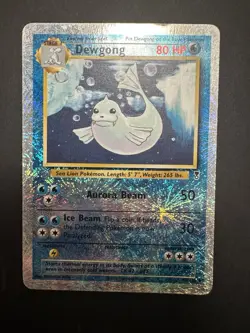 Dewgong 40/110 Reverse Holo Legendary Collection Pokemon Card Moderately Played - Image 1