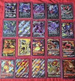 Pokemon Tcg Ultra Rare 20 Card Lot Ex Gx V Vmax Charizard Break Unplayed - Image 1