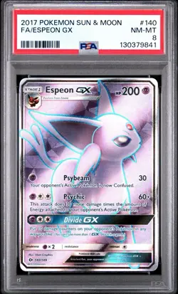 Espeon GX (Full Art) 140/149 SM Base Set Holo for sale online - Image 1