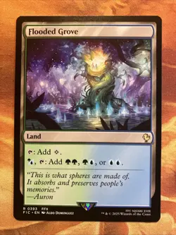 MTG 5 x Simic Land Rare Card Lot Commander: FINAL FANTASY Near-Mint!! - Image 2