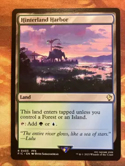 MTG 5 x Simic Land Rare Card Lot Commander: FINAL FANTASY Near-Mint!! - Image 3