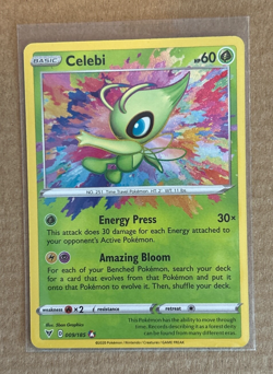 Celebi - Vivid Voltage #009/185 Rare Holo 2020 Pokemon Trading Card. - Image 1