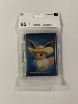 Eevee w/ Straw Hat 65 Card Sleeves Pack Pokemon Center x Van Gogh Museum Sealed - Image 1