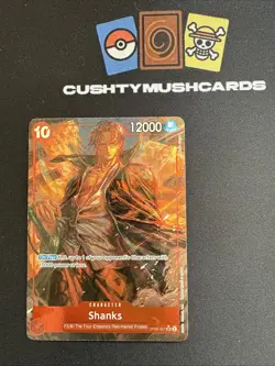 ONE PIECE CARD GAME SHANKS ALT ART SR OP06-007 - Image 1