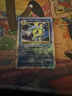Pokemon Gyarados TCG Reverse Holo Rare Card 12/110 Legendary Collection - Image 1