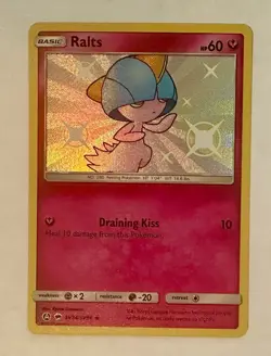 Ralts SV34/SV94 - Hidden Fates - NEAR MINT Shiny Pokemon Card - Image 1