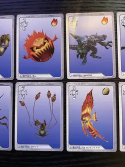 Final Fantasy 8 VIII Triple Triad Cards Lot Lv-1 to Lv-5 Set of 10 SQUARE 1999 - Image 3