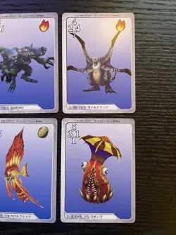 Final Fantasy 8 VIII Triple Triad Cards Lot Lv-1 to Lv-5 Set of 10 SQUARE 1999 - Image 4