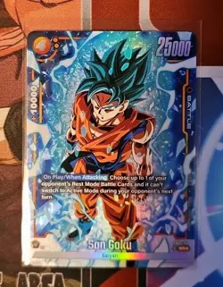 ?Son Goku SR FB02-119 Secret Rare Alternate Art Dragon Ball Fusion World Card En - Image 1