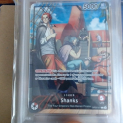 Shanks (2025 PSA Magazine Promo) OP09-001 One Piece Promotion Cards Foil - Image 3