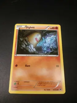 Pokemon XY Fates Collide Diglett Common Card 36/124 NM - Image 1