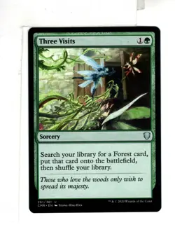 MTG SkeenAB Three Visits from Commander Legends. NM. - Image 1