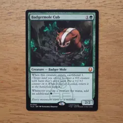 MAGIC: Avatar The Last Airbender Badgermole Cub Regular NM MTG Pack Fresh - Image 1
