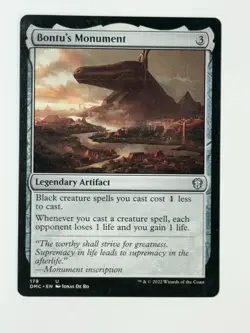 1x Bontu's Monument LP, English Commander: Dominaria United MTG Magic - Image 1