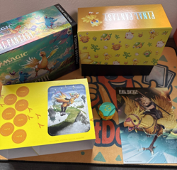 MTG Final Fantasy Chocobo Bundle Box & Accessories - NO PACKS - Image 1
