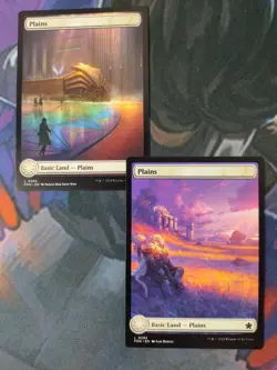 Borderless Basic Land Set of 40 - 4 of Each Art/Type | Foundations | NM | MTG - Image 3