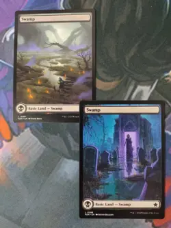 Borderless Basic Land Set of 40 - 4 of Each Art/Type | Foundations | NM | MTG - Image 5