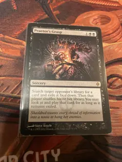 MTG Magic the Gathering Praetor's Grasp (71/180) New Phyrexia LP - Image 1