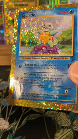 Very Rare Gold Squirtle Vintage Vending Sticker! Pokemon Read Desc - Image 2