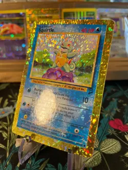 Very Rare Gold Squirtle Vintage Vending Sticker! Pokemon Read Desc - Image 3
