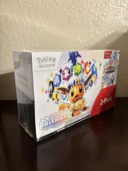 Pokemon TCG Prismatic Evolutions COSTCO BUNDLE (1 ETB & 1 Booster Bundle) Sealed - Image 1