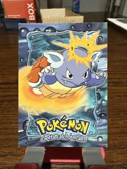 Wartortle #08 NON Holo 1999 Topps BLUE LOGO Pokemon - Image 1