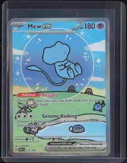 2024 Pokemon Paldean Fates Special Illustration Rare #212 Mew ex - Image 1