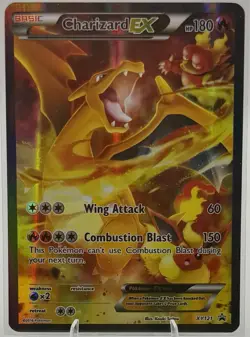 Pokemon TCG Charizard EX #XY121 Holo Full Art Rare Black Star Promos LP - Image 1