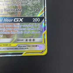 Pokemon Rowlet & Alolan Exeggutor GX 1/236 Tag Team Unified Minds Holo TCG - Image 4