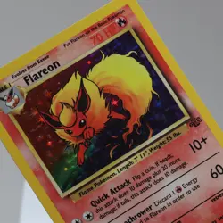 Pokemon TCG - Flareon 3/64 Jungle Holo Rare WOTC 1999 - NM - Image 1