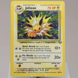 Pokemon TCG - Jolteon 4/64 Jungle Holo Rare WOTC 1999 - EXC - Image 2